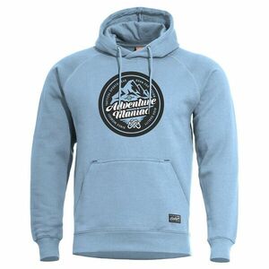 Pentagon Férfi kapucnis pulóver Phaeton Hoodie "Adventure Maniac" Lagúna kék kép