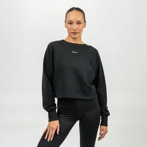 NEBBIA Crop Sweatshirt Gym Spirit Black kép