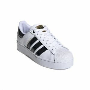 Női járócipő ADIDAS ORIGINALS Superstar Bold Platform clod white core black gold metallic kép