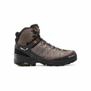 Férfi boka túracipő SALEWA Alp Trainer 2 Mid GTX wallnut fluo orange kép