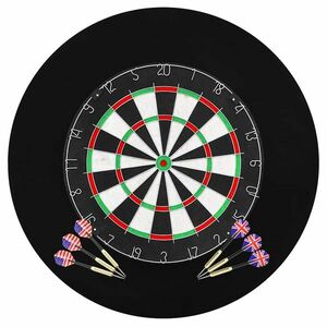 vidaXL szizál professzionális darts tábla 6 nyíllal és tábla védővel kép