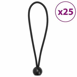 vidaXL 25 db bungeekötél gömbökkel 21 x 0, 5 cm kép