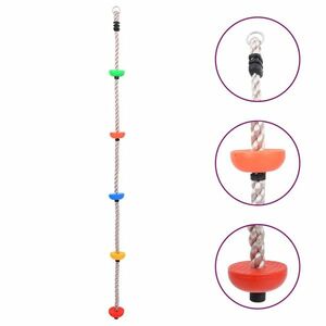 vidaXL mászókötél platformokkal 200 cm kép