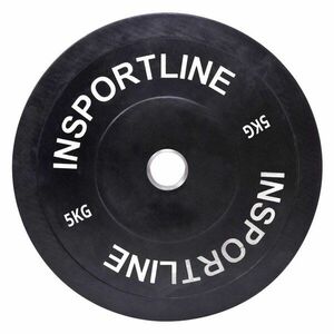 Gumis súlytárcsa inSPORTline Bumper Plate 5 kg kép