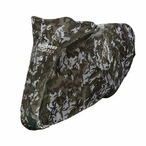 Terepszínű motorkerékpár ponyva Oxford Aquatex Camo XL kép