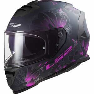 Bukósisak LS2 FF800 Storm II Burst Matt Black Pink kép