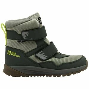 Jack Wolfskin POLAR BEAR-B TEXAPORE MID VC J Gyerek téli cipő, zöld, méret kép