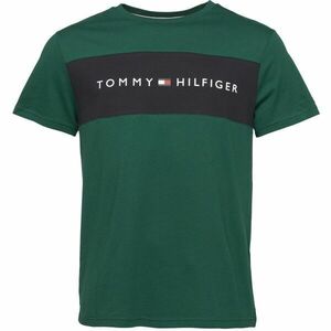 Tommy Hilfiger BLOCK LOGO SS Férfi póló, sötétzöld, méret kép