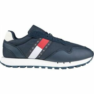 Tommy Hilfiger RETRO LEATHER TJM RUNNER Férfi szabadidőcipő, sötétkék, méret kép