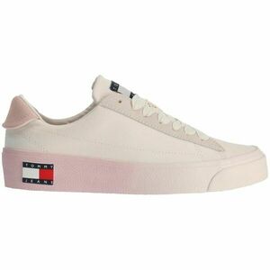 Tommy Hilfiger TOMMY JEANS LEATHER V.FLATFORM Rövid szárú női teniszcipő, fehér, méret kép