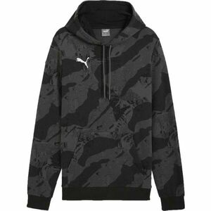 Puma INDIVIDUAL LIGA CAMO HOODY Férfi pulóver, fekete, méret kép