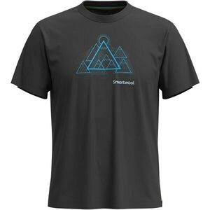 Smartwool BEAR RANGE GRAPHIC SHORT SLEEVE TEE Férfi póló, sötétszürke, méret kép