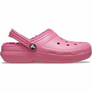 Crocs CLASSIC LINED CLOG T Lány belebújós cipő, rózsaszín, méret 23/24 kép