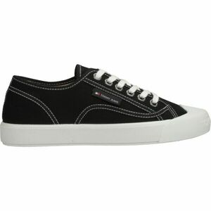 Tommy Hilfiger TJW FOXING SNEAKER CANVAS Női teniszcipő, fekete, méret kép