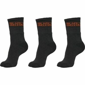 BLACK & DECKER SOCKS TECH Férfi zokni, sötétszürke, méret kép