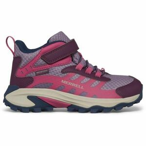 Merrell MOAB SPEED 2 MID A/C WTRPF Gyerek outdoor cipő, lila, méret 37 kép