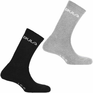 Bula 2PK WOOL SOCK Férfi zokni, fekete, méret kép