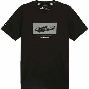 Puma BMW M MOTORSPORT NEW ESSENTIALS CAR CRAPHIC TEE Férfi póló, fekete, méret kép