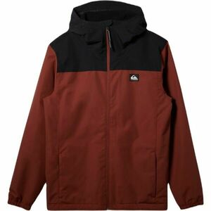 Quiksilver OVERCAST 3K WARM JACKET Férfi kabát, bordó, méret kép