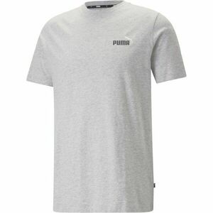 Puma ESS+2 COL SMALL LOGO TEE Férfi póló, szürke, méret kép