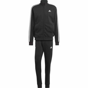 adidas BASIC 3-STRIPES FRENCH TERRY TRACK SUIT Férfi melegítő szett, fekete, méret kép