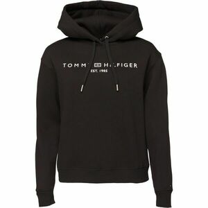 Tommy Hilfiger MODERN REG CORP LOGO HOODIE Női pulóver, fekete, méret kép