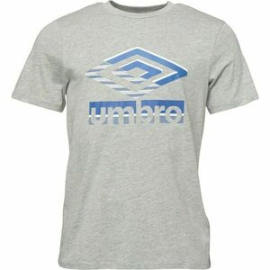 Umbro GLITCH GRAPHIC TEE Férfi póló, szürke, méret kép