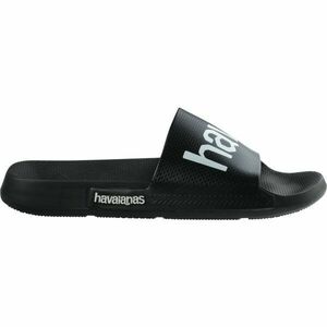 HAVAIANAS SLIDE CLASSIC LOGO MANIA Uniszex papucs, fekete, méret 47/48 kép