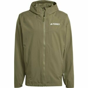 adidas TERREX MULTI 2L RAIN.DRY Férfi vízhatlan kabát, khaki, méret kép