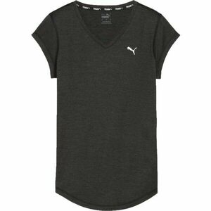 Puma TRAIN FAV HEATHER CAT TEE Női póló sportoláshoz, fekete, méret kép