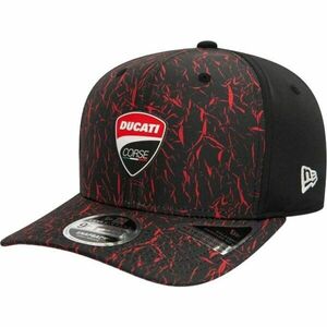 New Era DUCATI MOTOR CRINKLE AOP 9FIFTY Baseball sapka, fekete, méret kép