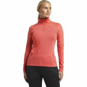 TENSON TXLITE HALF ZIP W Női pulóver, lazac, méret kép