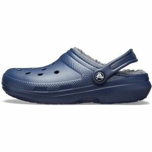 Crocs CLASSIC FUZZ LINED CLOG Női belebújós cipő, sötétkék, méret 36/37 kép