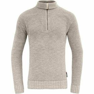 Devold BISPEN WOOL ZIP NECK Férfi gyapjú pulóver, szürke, méret kép