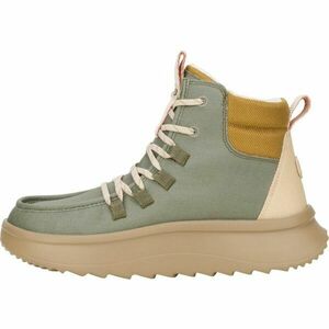 HEY DUDE WENDY PEAK APRES COATED TWILL Női téli cipő, khaki, méret kép