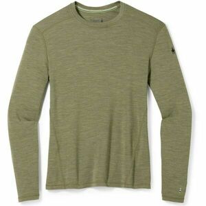 Smartwool M CLASSIC THERMAL MERINO BL CREW BOXED Férfi póló, khaki, méret kép