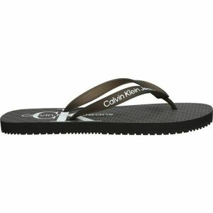 Calvin Klein BEACH SANDAL GLOSSY Férfi flip-flop papucs, fekete, méret kép