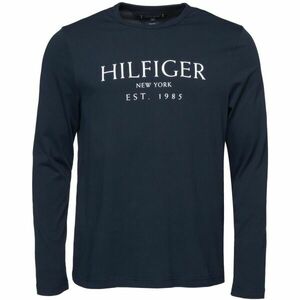 Tommy Hilfiger BIG HILFIGER LS TEE Férfi felső, sötétkék, méret kép