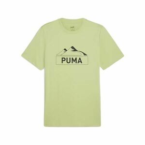 Puma OPEN ROAD MOUTING GRAPHIC TEE Férfi póló, világoszöld, méret kép