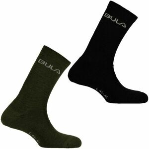 Bula 2PK WOOL SOCK Férfi zokni, fekete, méret kép