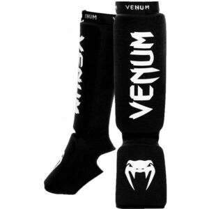 Venum KONTACT SHIN GUARDS Sípcsontvédő, fekete, méret kép