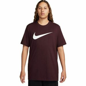 Nike NSW TEE ICON SWOOSH Férfi póló, bordó, méret kép