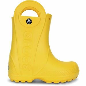 Crocs HANDLE IT RAIN BOOT KIDS Gyerek gumicsizma, sárga, méret 32/33 kép