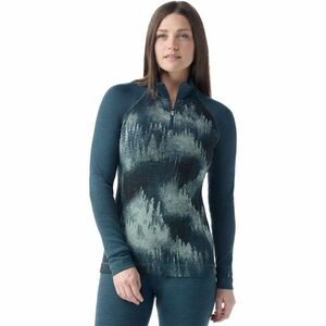 Smartwool CLASSIC THERMAL MERINO BL 1/4 ZIP Női thermo felső, sötétkék, méret kép