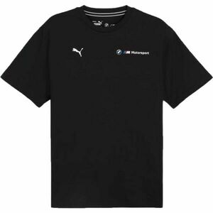 Puma BMW M MOTORSPORT ESSENTIALS+ LOGO TEE Férfi póló, fekete, méret kép