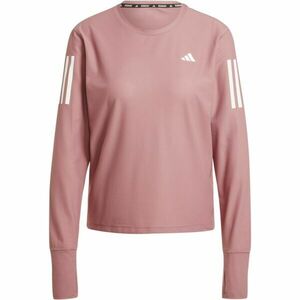 adidas OWN THE RUN LONG SLEEVE Női felső, rózsaszín, méret kép