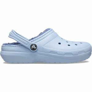 Crocs CLASSIC LINED CLOG T Lány belebújós cipő, világoskék, méret 20/21 kép