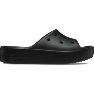 Crocs CLASSIC PLATFORM SLIDE Női papucs, fekete, méret 36/37 kép