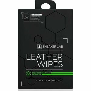 SNEAKER LAB LEATHER WIPES 12 PACK Cipőtisztító kendő bőrcipőhöz, fehér, méret kép