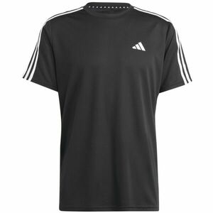 adidas TRAIN ESSENTIALS 3-STRIPES TEE Férfi póló edzéshez, fekete, méret kép